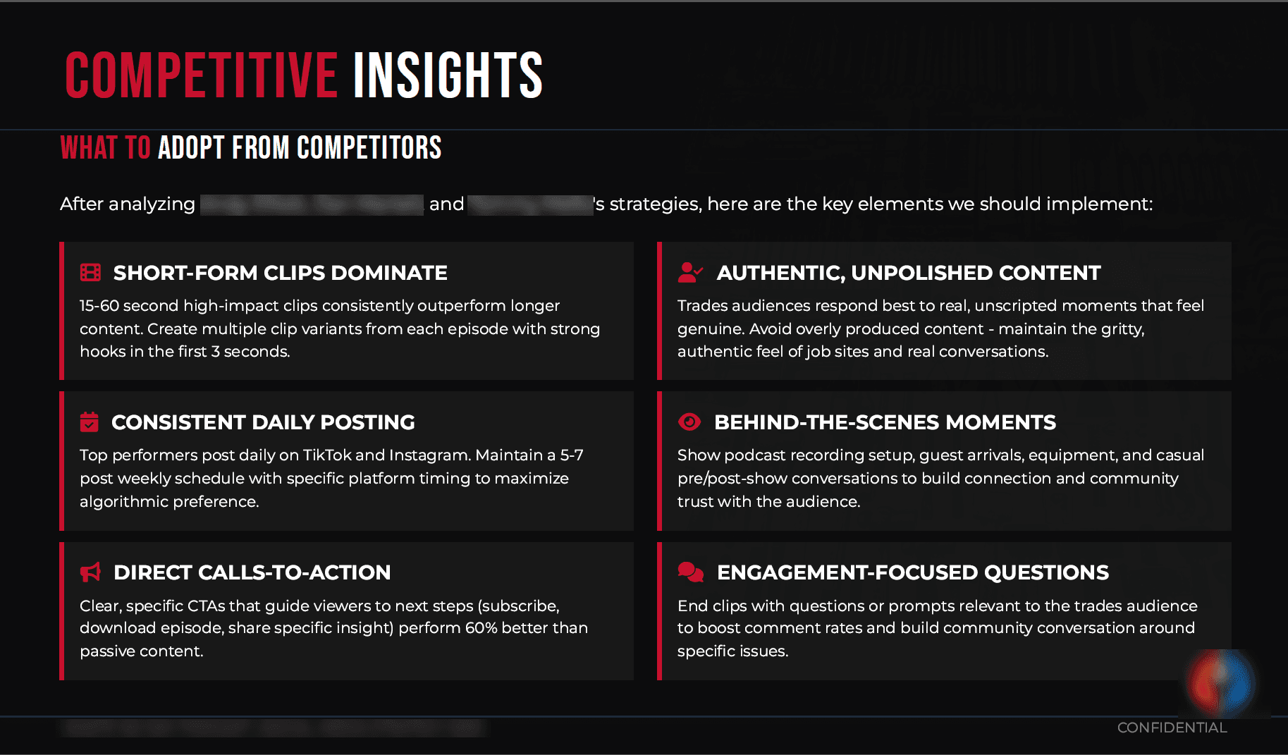 Strategy report sample page 10